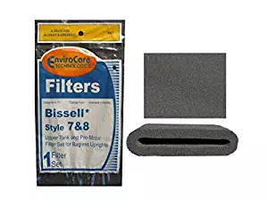 (1 Set) Bissell Vacuum style 7/8/14 Foam Filter Kit 3093 Cleanview type Part # 203 1073, 3290, 203 1085, 203 1192 Size: 7/8/14 Foam Kit, Model: 3093,3290,203-1192,203-1013,69B1,2031085, Home & Tools