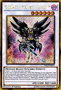 YU-GI-OH! - Blackwing - Nothung The Starlight (PGL2-EN013) - Premium Gold: Return of The Bling - 1st Edition - Gold Secret Rare