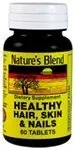 Nature`s Blend Healthy Hair, Skin & Nails Tablets 60 ct