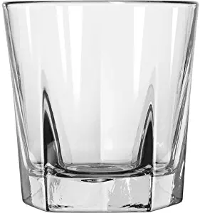 Double Old Fashioned Rocks Whiskey Scotch Glasses 12 oz -Set of 4-Heavy Base Elegant Barware