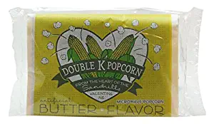 Double K Popcorn Microwave Butter Popcorn,3.0 ounce,18 Count