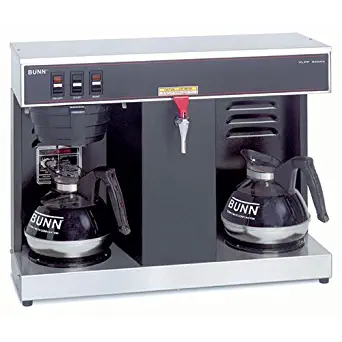 Automatic Commercial Coffee Brewer with Hot Water Faucet