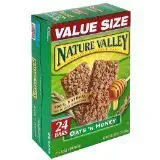 Nature Valley Crunchy Granola Bars, Oats 'n Honey, 24-Count Boxes (Pack of 2)