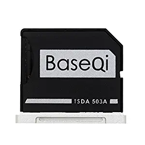 BASEQI Aluminum microSD Adapter for MacBook Pro 15" Retina (Early 2013 ~Mid. 2012)