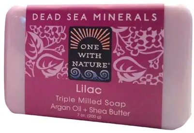 One With Nature Soap Bar Lilac