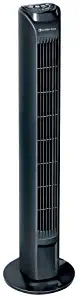 Comfort Zone CZTFR1BK 3-Speed Tower Fan 31-inch Oscillating Tower Fan with Remote and High-Performance Centrifugal Blades
