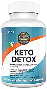 Keto Detox Cleanse, Ultra Fast Keto Boost- Pro Advanced Weight Loss- Ketogenic Diet Support - Keto Colon Cleanser, Promotes Detox for Keto Advanced Ultra Keto Boost Energy, Keto Max Pills Plus Fiber