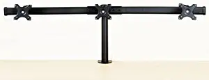 EZM Deluxe Triple Monitor Mount Stand Desktop Clamp Supports up to 3 28"(002-0019)