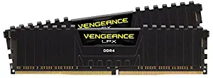 Corsair CMK32GX4M2A2400C16 Vengeance LPX 32GB (2x16GB) DDR4 2400 (PC4-19200) C16 for DDR4 Systems - Black