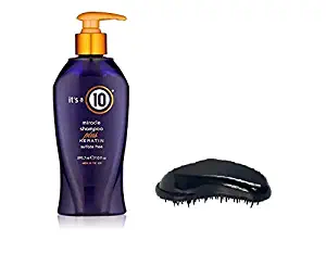 it's a 10 Miracle Shampoo plus Keratin 10 oz with BONUS Wide Bristle Brush Sulfate Free Protects Damaged Hair Conditions Nourishes for Healthy Hair
