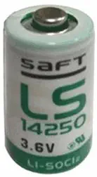 Tenergy Saft LS-14250 1/2 AA 3.6V Lithium Primary Battery for Mac Computers (Non Rechargeable)