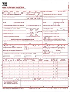 New CMS 1500 Claim Forms - HCFA (Version 02/12) 100 per Ream