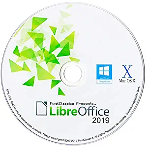 LibreOffice 2019 Home Student Professional & Business Compatible With Microsoft Office Word Excel & PowerPoint Software CD for PC Windows 10 8.1 8 7 Vista XP 32 & 64 Bit, Mac OS X and Linux