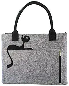 WANFULDA Felt Laptop Sleeve Carrying Briefcase for 13-13.3 14 inch MacBook Pro, MacBook Air,Surface Pro, Notebook Computer