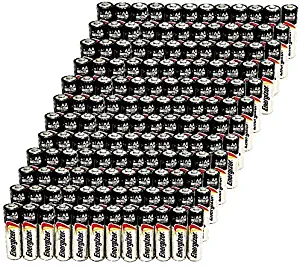 Energizer AA Max Alkaline E91 Batteries Made in USA - Expiration 12/2024 or Later - 144 Count (144)