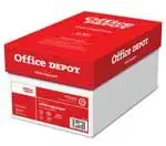 Office Depot(R) Brand White Copy Paper, 20 Lb., 104 Brightness, 8 1/2in. x 11in., Case Of 10 Reams