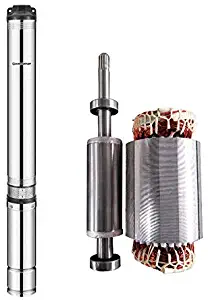 SCHRAIBERPUMP 4" Deep Well Submersible Pump 3HP, 230v, NEW EXCLUSIVE AXIAL LOAD DESIGN, 587'head, 255PSI max, 22GPM, 2wire, Thermal Protection, stainless steel,100% COPPER WINDING includes splice kit