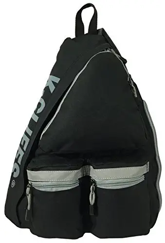 K-Cliffs Water-Resistant Sling Backpack | Safety Retro-Reflective Strip