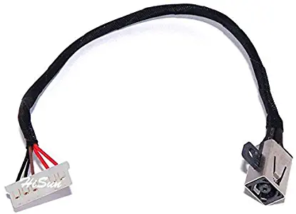 New Laptop AC DC Power Jack Socket Connector with wire Cable Harness For Dell Inspiron 15 41113 5100 plug in Charging port