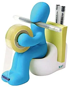 The Butt – Funny Gift for Men or Women who Have Everything – Novelty Tape Dispenser with Pen Holder – Great as an Unusual Going Away Gift for Coworker – Office Gag Gift
