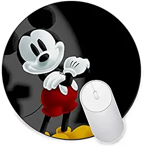 Round Gaming Mouse Pad Creative Custom Non-Slip Mouse Mat-Best Mickey Mouse