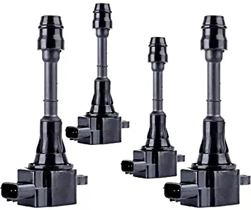 ECCPP Portable Spare Car Ignition Coils Compatible with Nissa-n Sentra/Nissa-n Altima/Nissa-n X-Trail 2002-2006 Replacement for UF350 5C1395 for Travel, Transportation and Repair (Pack of 4)