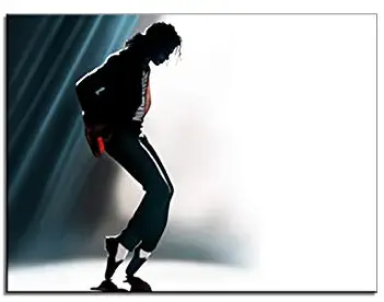 AGCary Michael Jackson Poster Frame Print Canvas Painting Picture Wall Art for Home Office Decorations Wall Decor 12 x 16