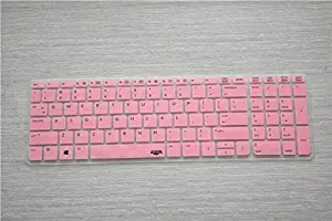 Leze Ultra Thin Transparent Keyboard Protector Cover Skin for HP ProBook 450 G1/G2, ProBook 650 G2 Laptop - Semi Pink