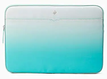 Kate Spade Jae Degrade Fiji Green Laptop Sleeve Cover Case
